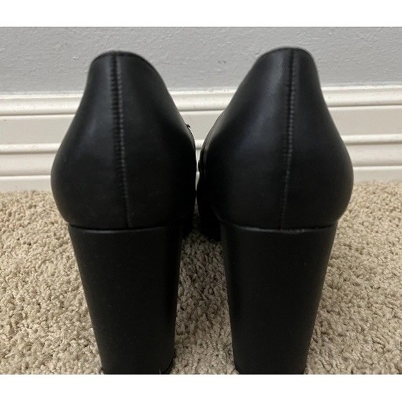 New NATURALIZER Berlin Black Leather Dress Pumps Sz 7.5 M - Picture 4 of 6